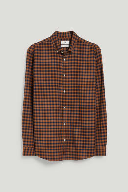 Oxford Hemd - Regular Fit - Button-down - kariert