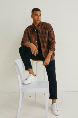 Oxford Hemd - Regular Fit - Button-down - kariert