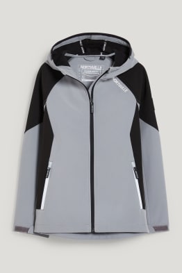 Geacă softshell cu glugă