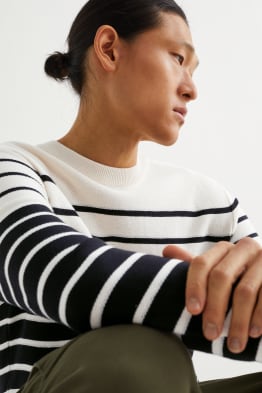 Pullover - gestreift