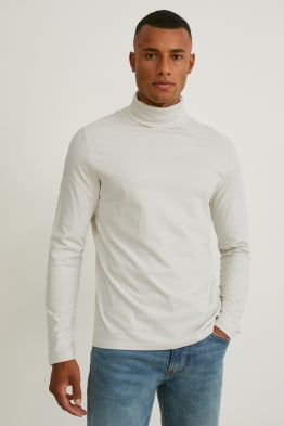 Rollkragenshirt - Bio-Baumwolle