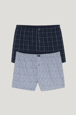 Confezione da 2 - boxer - di stoffa intessuta