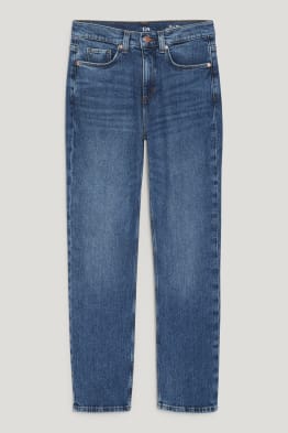 Straight jeans - wysoki stan - LYCRA®