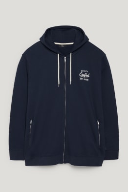 Sweatvest met capuchon
