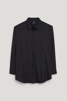 Camicia - regular fit - colletto all'italiana - facile da stirare