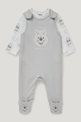 Winnie l’ourson - ensemble avec grenouillère - coton bio - 2 pièces