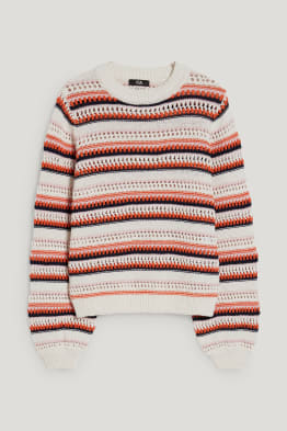 Pullover - gestreift