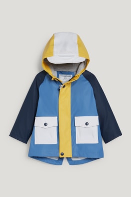 Baby jacket with hood