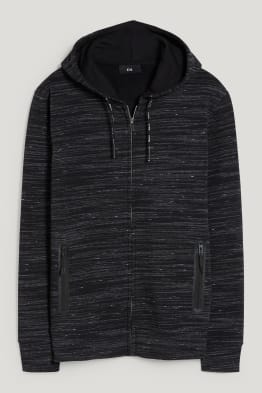 Rozpinana bluza z kapturem