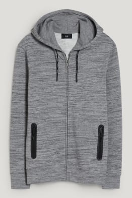 Rozpinana bluza z kapturem