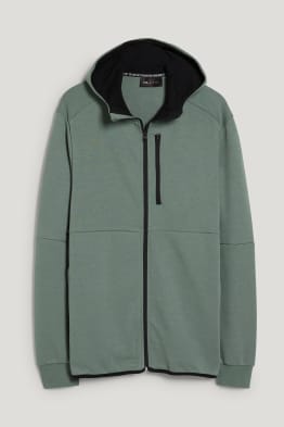 Rozpinana bluza z kapturem