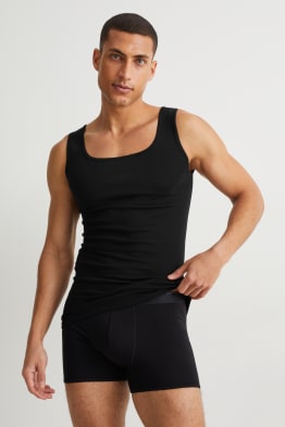 Lot de 2 - maillots de corps - coton Pima