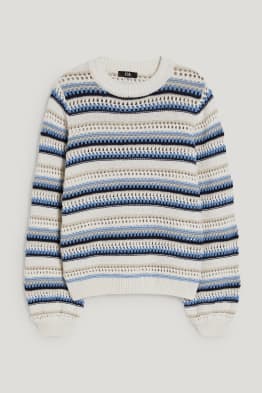 Pullover - gestreift