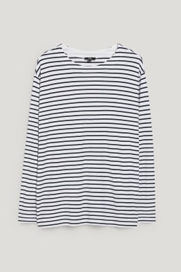 Maglia a maniche lunghe - a righe