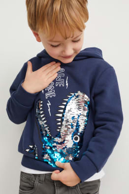 Dinosaur - hoodie - shiny