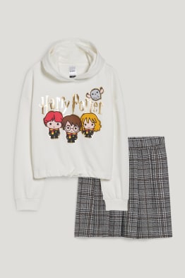 Harry Potter - zestaw - bluza z kapturem i spódnica - 2 części