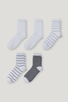 Multipack 5 ks - ponožky - pruhované