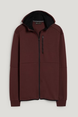 Rozpinana bluza z kapturem