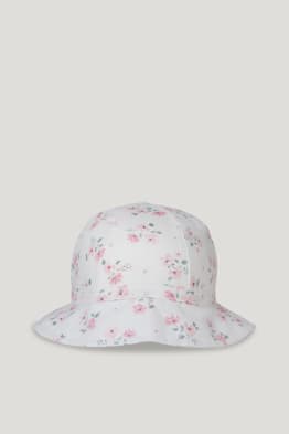 Cappello per neonate - a fiori