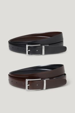 Ceinture réversible en cuir