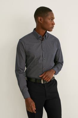 Business košile - regular fit - button-down - snadné žehlení