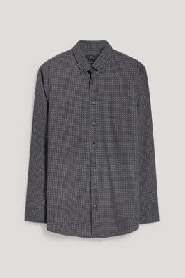Business-overhemd - regular fit - button down - gemakkelijk te strijken