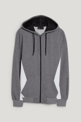 Rozpinana bluza z kapturem