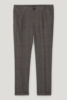 Kalhoty chino - tapered fit - Flex - 4 Way Stretch - kostkované