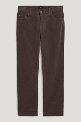 Corduroy trousers - regular fit - LYCRA®