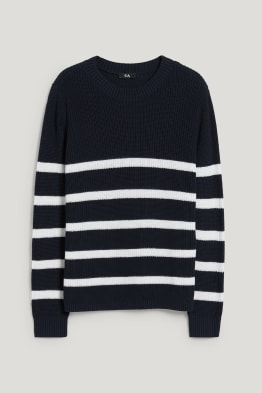 Sweter basic - w paski