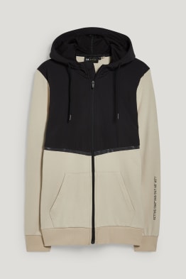 Rozpinana bluza z kapturem