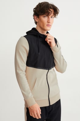 Rozpinana bluza z kapturem