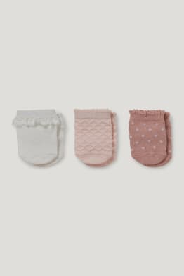 Lot de 3 paires - chaussettes pour nouveau-né