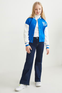 Wide leg jeans