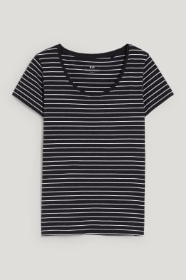 T-shirt basique - à rayures