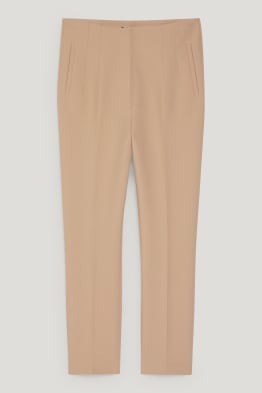 Pantaloni di stoffa - vita alta - cigarette fit