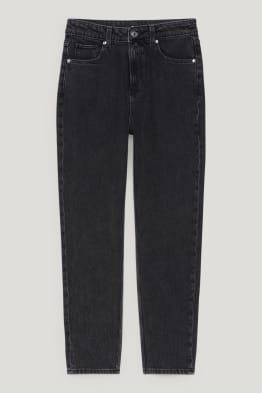 Mom jeans - high waist - LYCRA® - s recyklovanou bavlnou