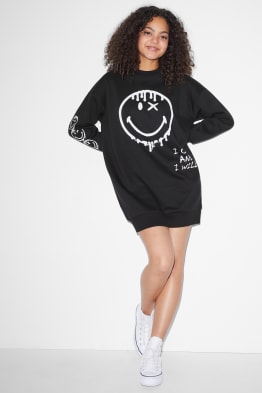 CLOCKHOUSE - Sweatkleid - SmileyWorld®