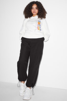 CLOCKHOUSE - pantalons paracaigudes - mid waist - loose fit