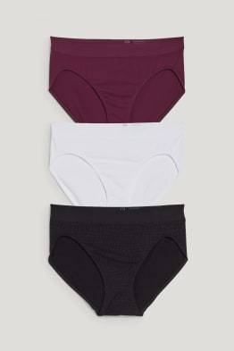 Lot de 3 - culotte - sans couture