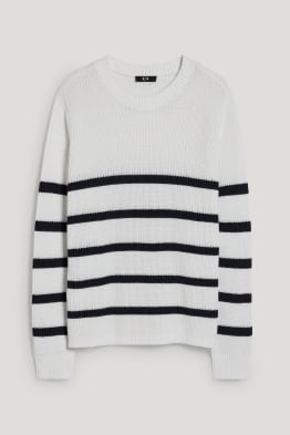Maglione basic - a righe