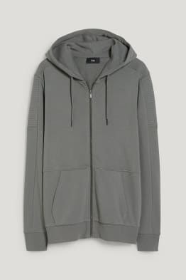 Rozpinana bluza z kapturem