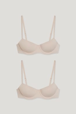 Sujetador con aros - DEMI - con relleno - LYCRA®