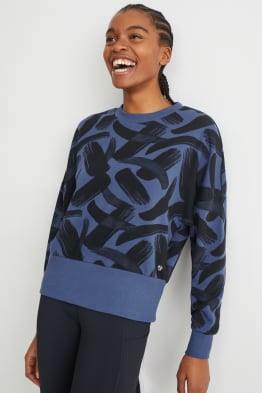 Sweat de sport - matière recyclée - à motif