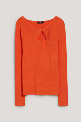 Pullover mit Knotendetail