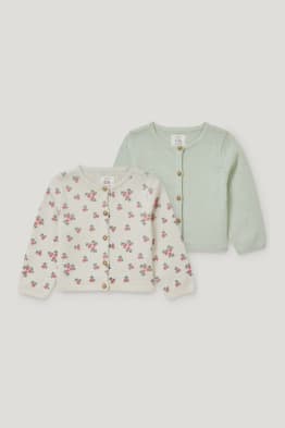 Multipack 2er - Baby-Strickjacke