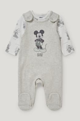 Mickey Mouse - souprava dětského overalu - bio bavlna - 2dílná