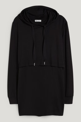 Sudadera de lactancia con capucha