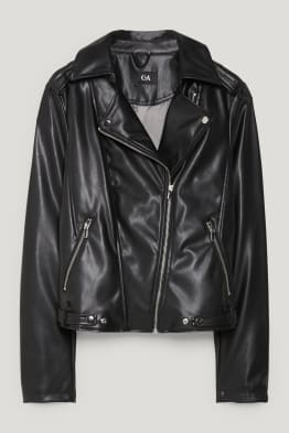 Biker jacket - faux leather