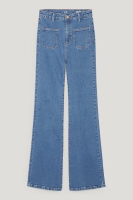 Flared jeans - high waist - LYCRA®
